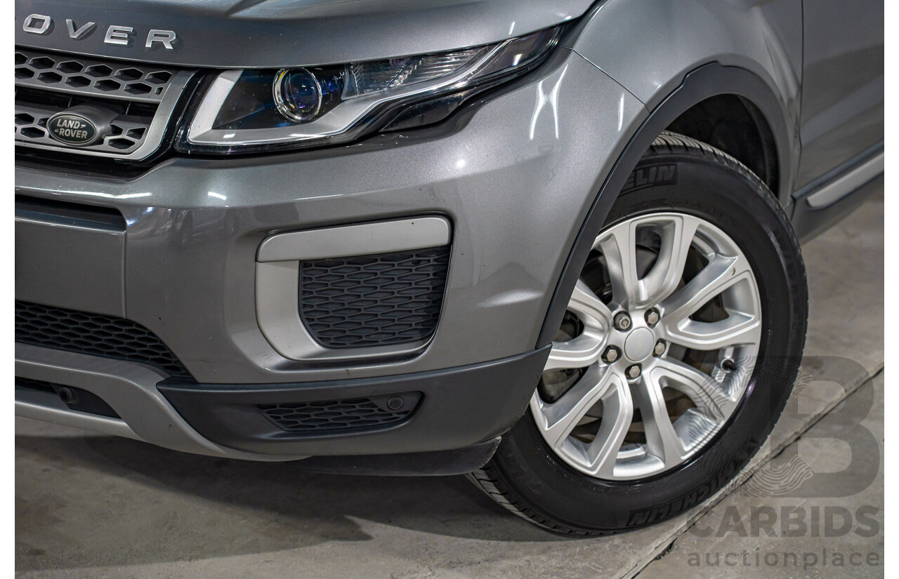 12/2015 Range Rover Evoque Td4 150 SE (AWD) LV MY16 5d Wagon Corris Grey Metallic Turbo Diesel 2.0L