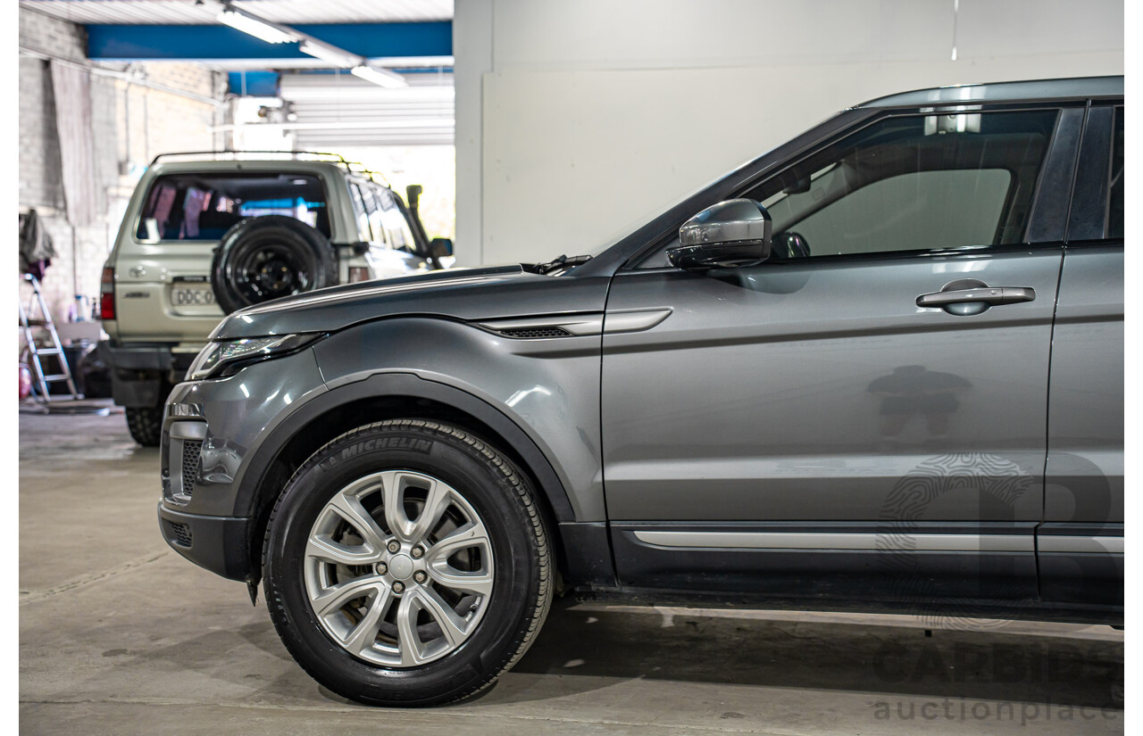 12/2015 Range Rover Evoque Td4 150 SE (AWD) LV MY16 5d Wagon Corris Grey Metallic Turbo Diesel 2.0L