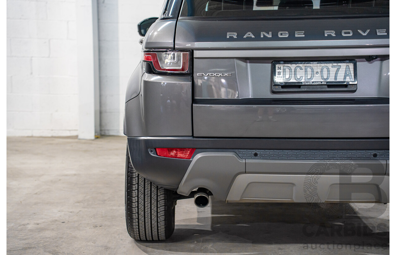 12/2015 Range Rover Evoque Td4 150 SE (AWD) LV MY16 5d Wagon Corris Grey Metallic Turbo Diesel 2.0L
