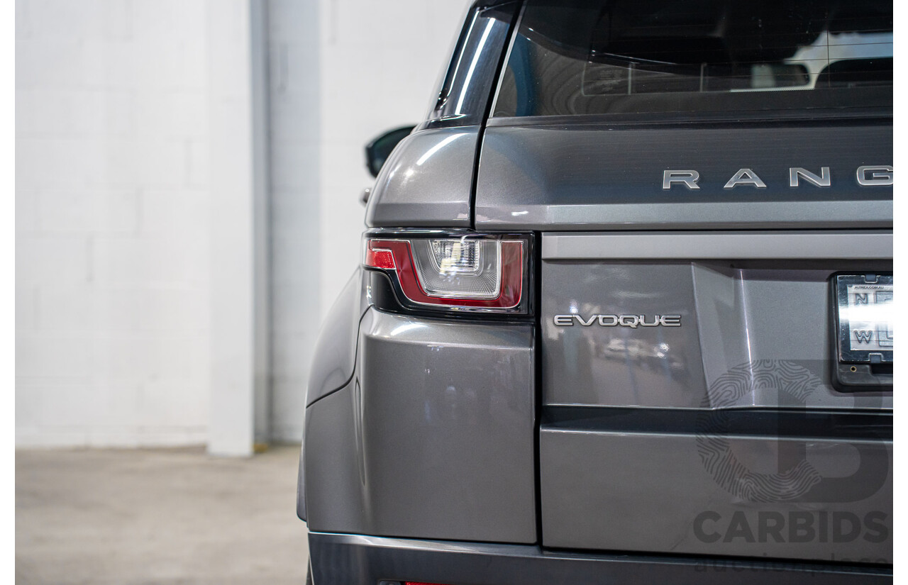 12/2015 Range Rover Evoque Td4 150 SE (AWD) LV MY16 5d Wagon Corris Grey Metallic Turbo Diesel 2.0L