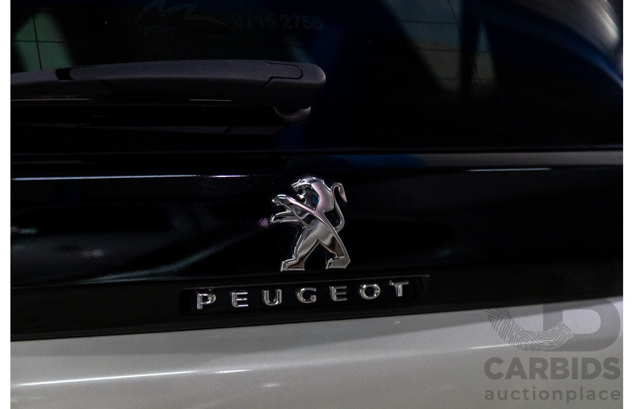 02/2018 Peugeot 5008 GT Line (FWD) P87 MY18.5 4d Wagon Pearl White Turbo 1.6L - 7 Seater