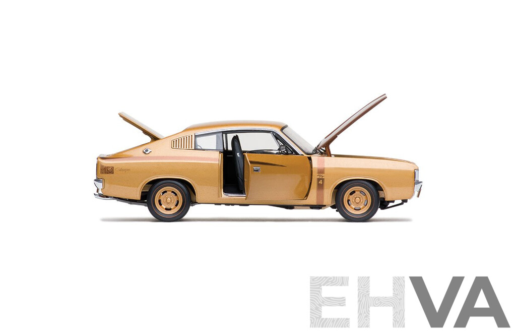 Classic Carlectables  1:18 Limited Edition Diecast Model E49 Charger 'Big Tank'-  50 Th Anniversary Gold Livery - Brand New