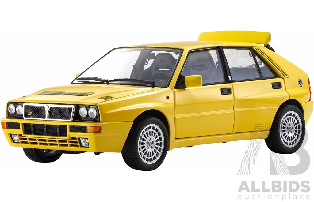 KYOSHO 1:18 Lancia Delta HF Integrale Gialla Yellow - Brand New