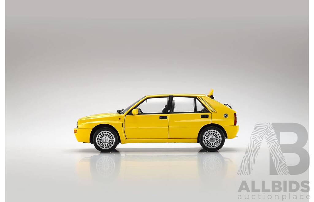 KYOSHO 1:18 Lancia Delta HF Integrale Gialla Yellow - Brand New