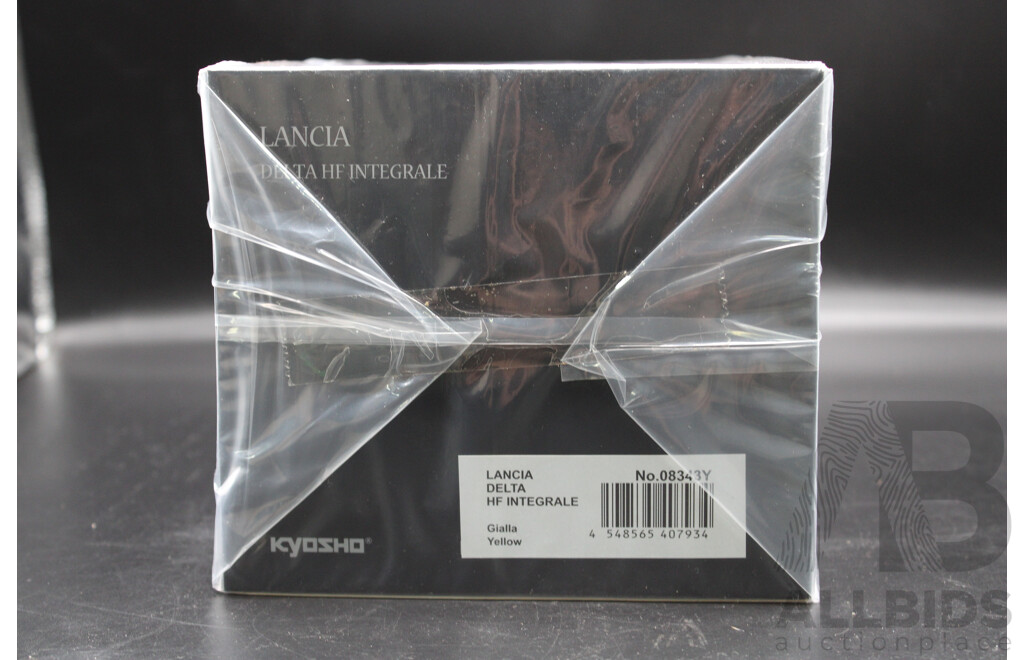 KYOSHO 1:18 Lancia Delta HF Integrale Gialla Yellow - Brand New