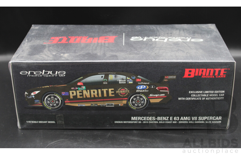 BIANTE 1:18 Limited Edition Mercedes- Benz E63 AMG V8 SuperCar  - Brand New