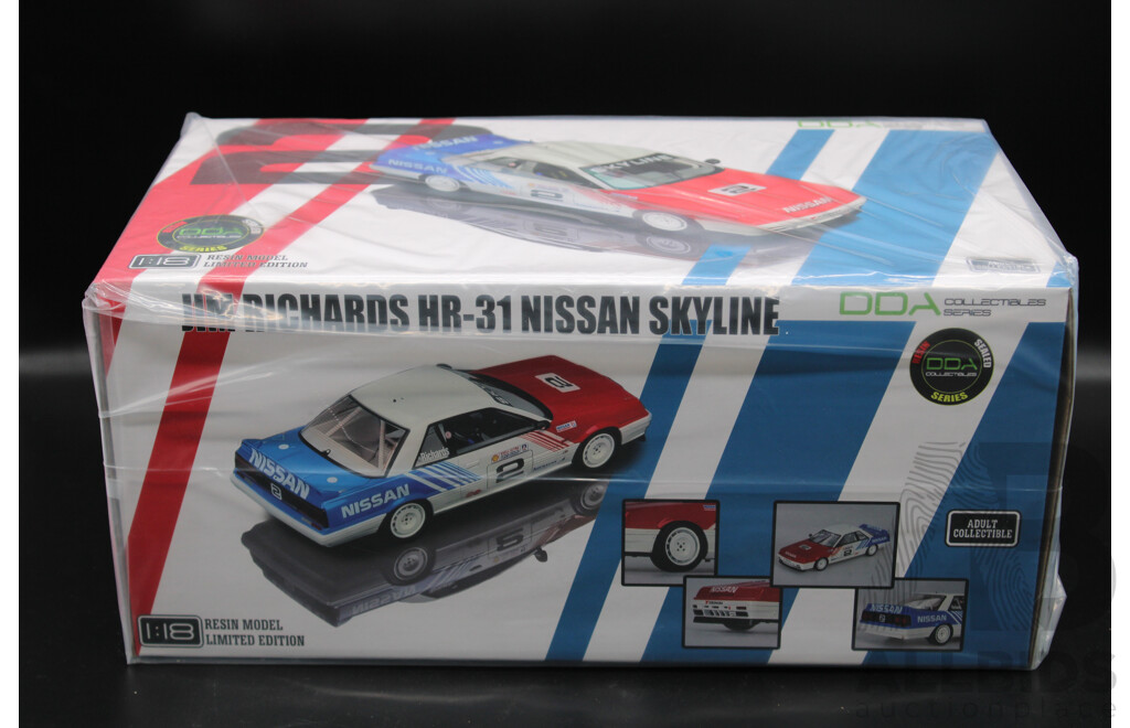 DDA 1:18 Limited Edition Jim Richards HR-31 Nissan Skyline  - Brand New