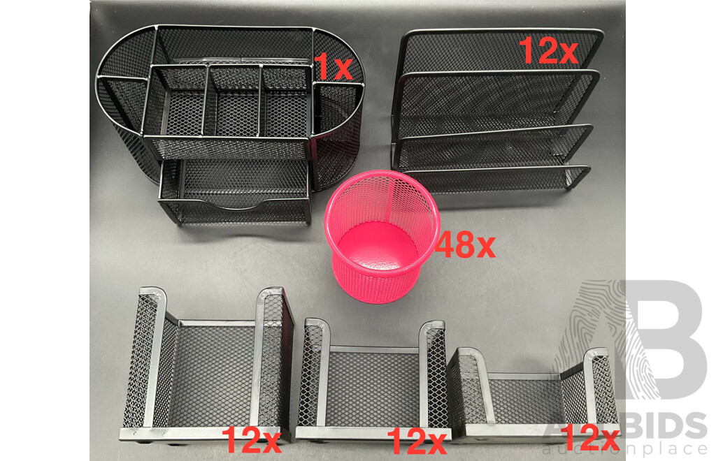 Huge Bundle of Assorted Office Accessories - Lot of 217