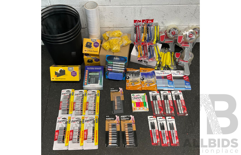 Huge Bundle of Assorted Office Accessories - Lot of 135