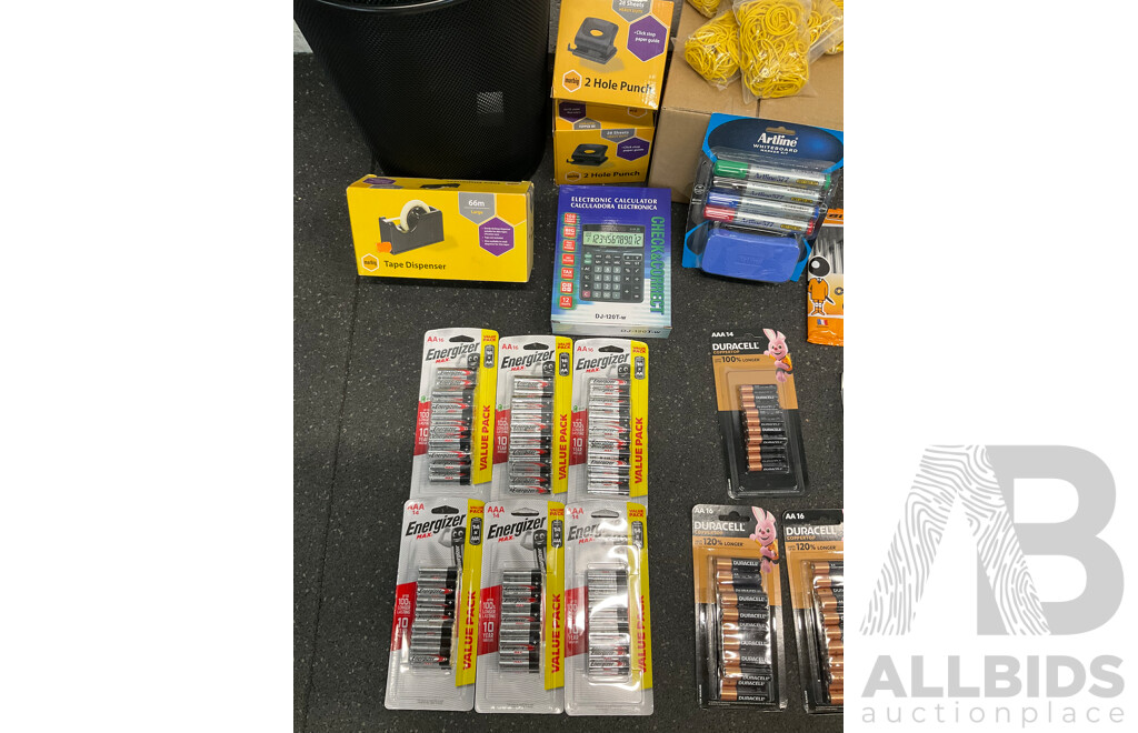 Huge Bundle of Assorted Office Accessories - Lot of 135