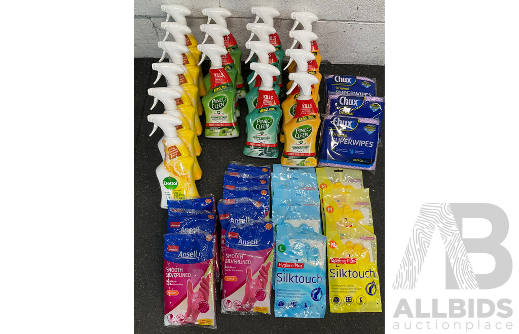Huge Bundle of Cleaning Supplies - Lot of 36
