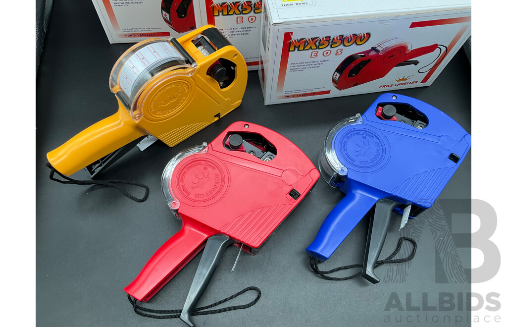 Metal Tag Detacher, MX5500 EOS Price Labellers and Utility Knifes - Lot of 55