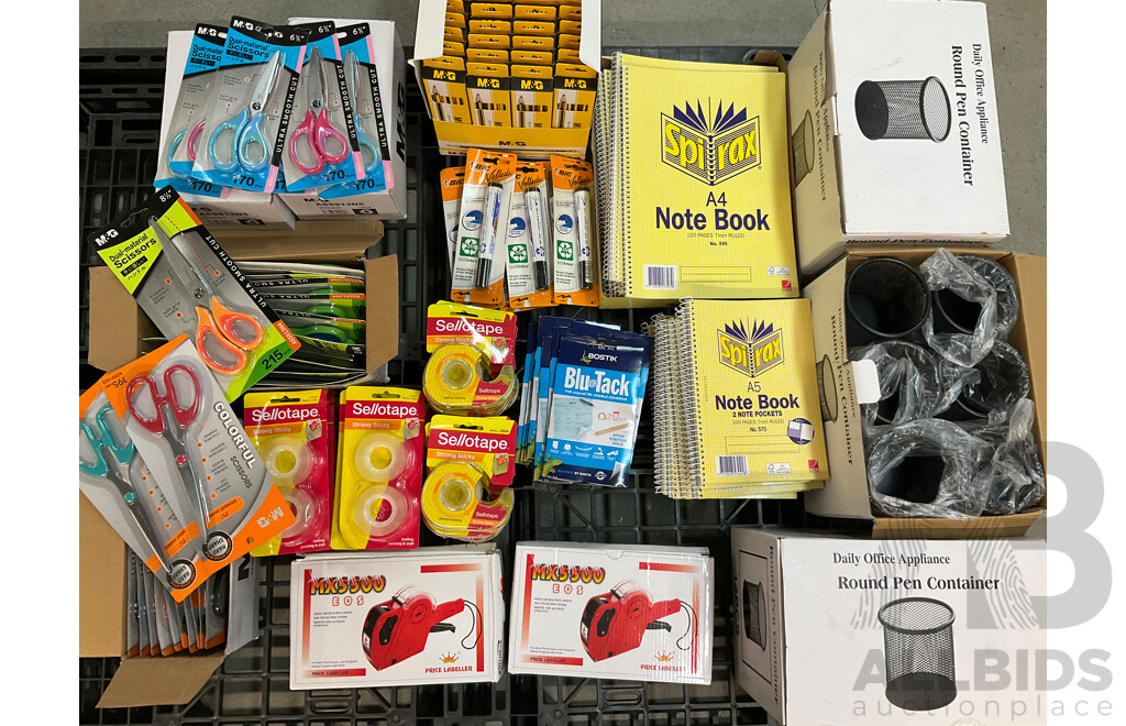 Huge Bundle of Assorted Office Accessories - Lot of 186