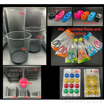 Huge Bundle of Assorted Office Accessories - Lot of 217 Huge Bundle of Assorted Office Accessories - Lot of 217