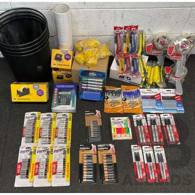 Huge Bundle of Assorted Office Accessories - Lot of 135