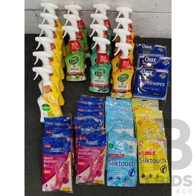 Huge Bundle of Cleaning Supplies - Lot of 36