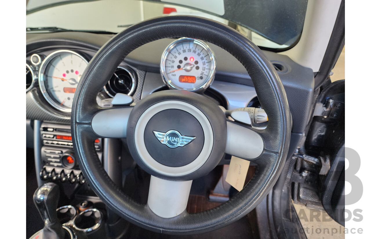 6/2006 Mini Cooper PARK LANE R50 2d Hatchback Black 1.6L