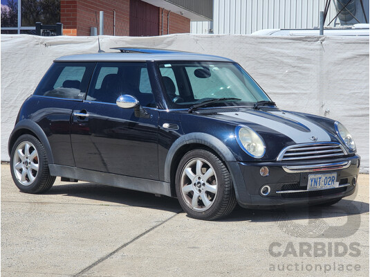 6/2006 Mini Cooper PARK LANE R50 2d Hatchback Black 1.6L