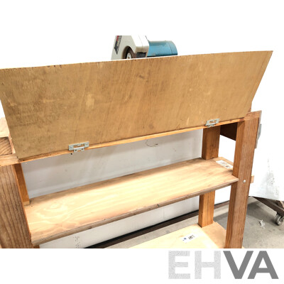 Ryobi 210mm Handyline Electric Compound Mitre Saw and Custom Built Bench