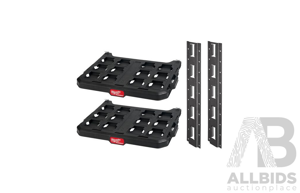 Milwaukee Packout Two Shelf Racking Unit - New