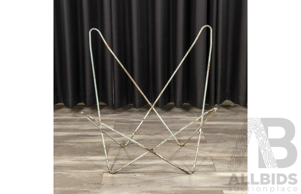 Vintage Metal Butrterfly Chair Frame