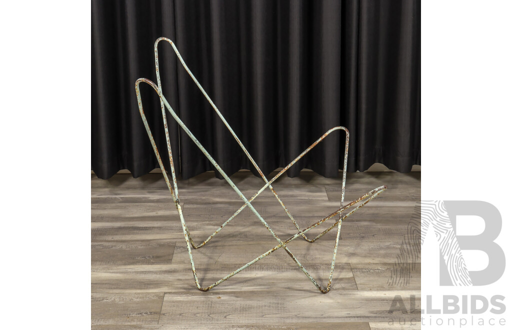 Vintage Metal Butrterfly Chair Frame