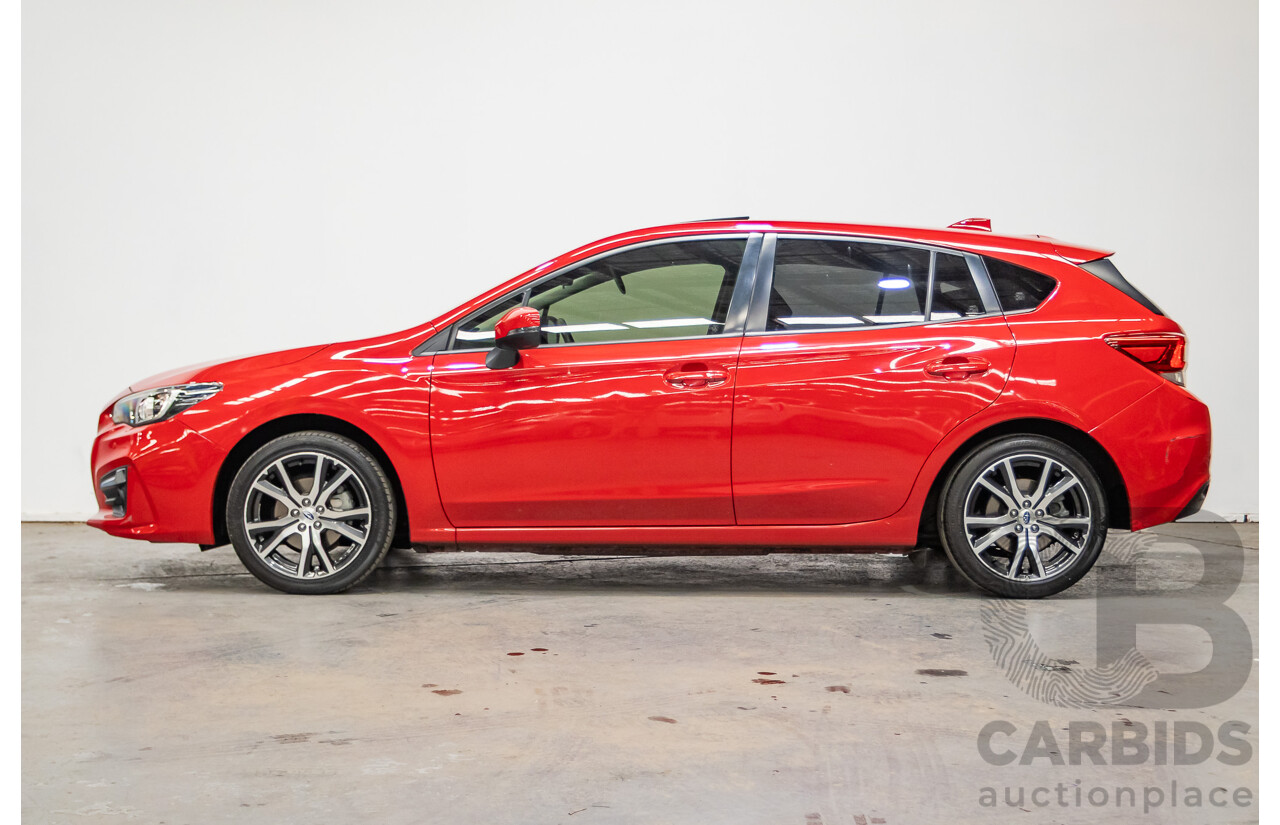 2/2017 Subaru Impreza 2.0i Premium (AWD) MY17 5d Hatchback Pure Red 2.0L