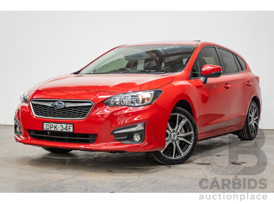 2/2017 Subaru Impreza 2.0i Premium (AWD) MY17 5d Hatchback Pure Red 2.0L