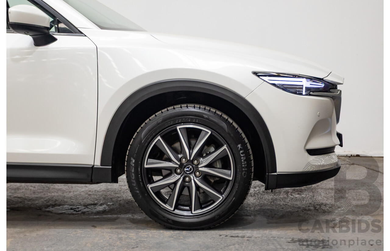 07/2018 Mazda CX-5 AKERA (AWD) MY18 (KF SERIES 2) 4D Wagon Snowflake White Pearl Turbo Diesel 2.2L