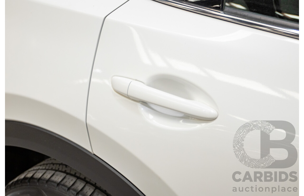 07/2018 Mazda CX-5 AKERA (AWD) MY18 (KF SERIES 2) 4D Wagon Snowflake White Pearl Turbo Diesel 2.2L