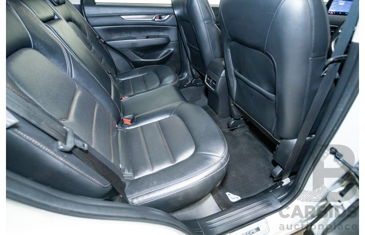 07/2018 Mazda CX-5 AKERA (AWD) MY18 (KF SERIES 2) 4D Wagon Snowflake White Pearl Turbo Diesel 2.2L