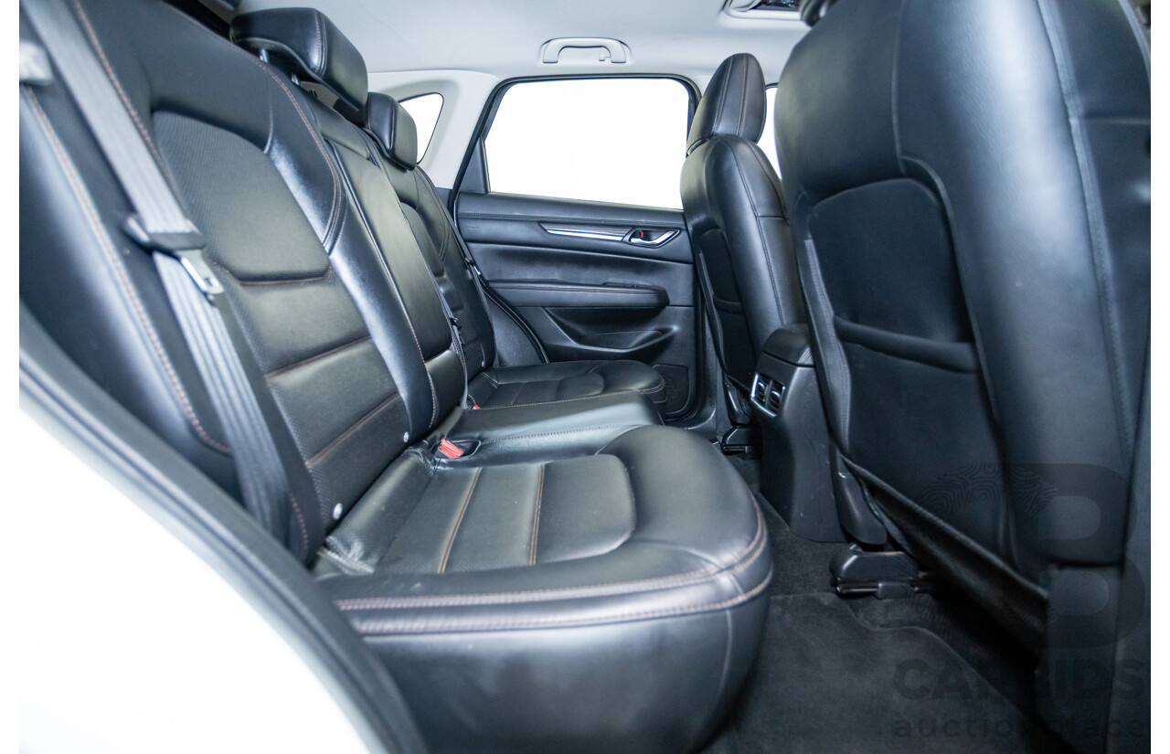 07/2018 Mazda CX-5 AKERA (AWD) MY18 (KF SERIES 2) 4D Wagon Snowflake White Pearl Turbo Diesel 2.2L