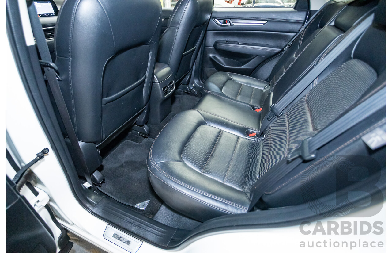 07/2018 Mazda CX-5 AKERA (AWD) MY18 (KF SERIES 2) 4D Wagon Snowflake White Pearl Turbo Diesel 2.2L