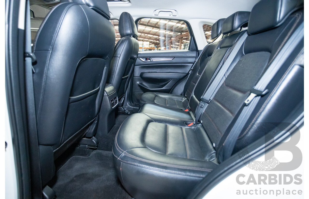 07/2018 Mazda CX-5 AKERA (AWD) MY18 (KF SERIES 2) 4D Wagon Snowflake White Pearl Turbo Diesel 2.2L