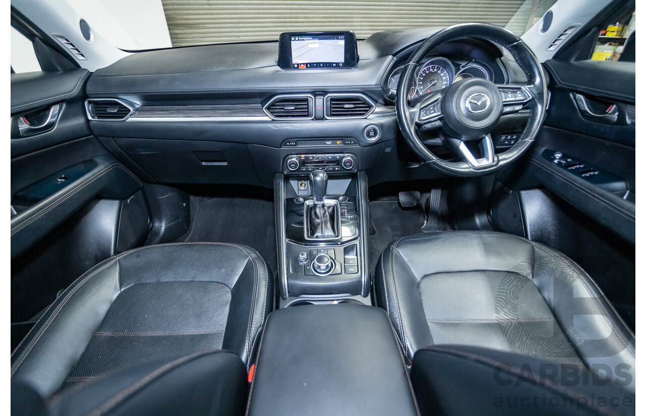 07/2018 Mazda CX-5 AKERA (AWD) MY18 (KF SERIES 2) 4D Wagon Snowflake White Pearl Turbo Diesel 2.2L