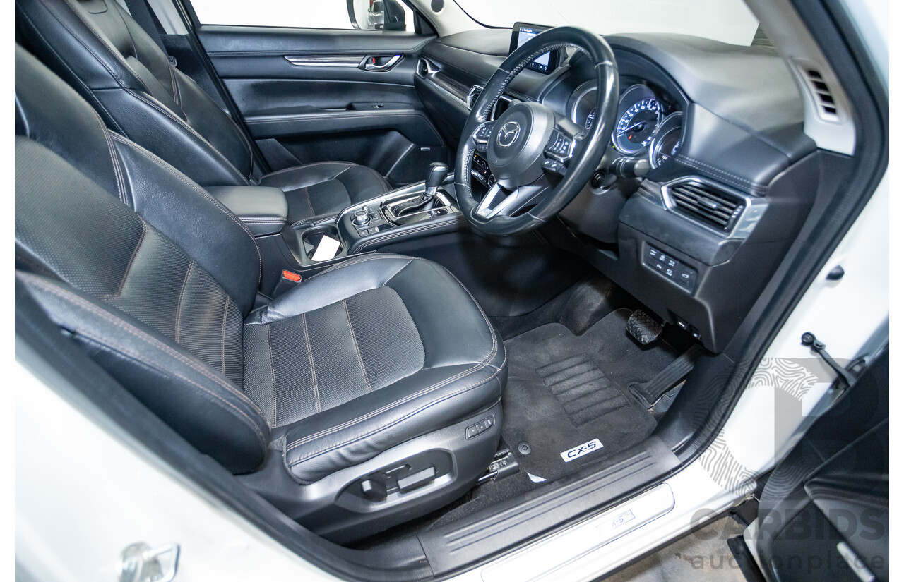 07/2018 Mazda CX-5 AKERA (AWD) MY18 (KF SERIES 2) 4D Wagon Snowflake White Pearl Turbo Diesel 2.2L