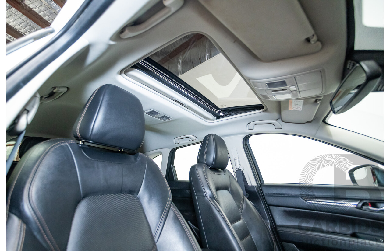 07/2018 Mazda CX-5 AKERA (AWD) MY18 (KF SERIES 2) 4D Wagon Snowflake White Pearl Turbo Diesel 2.2L