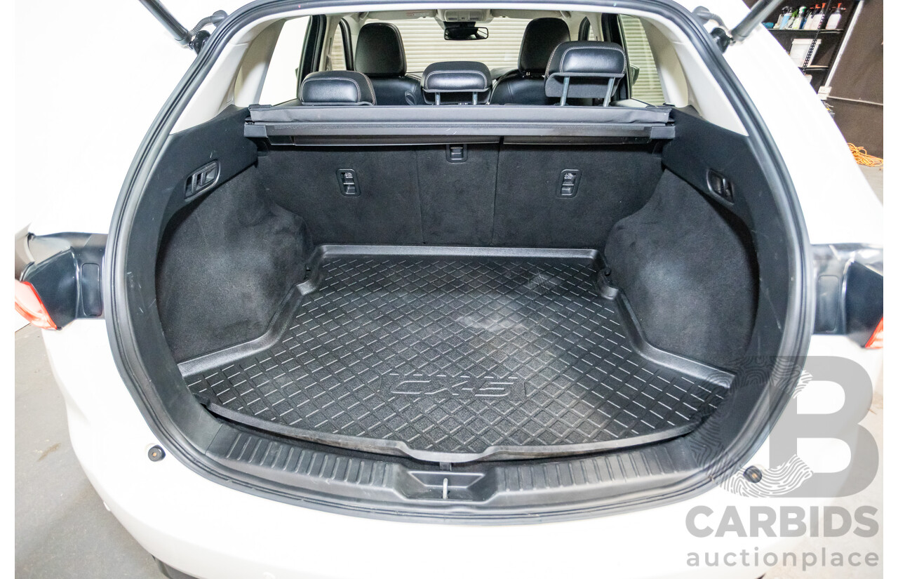 07/2018 Mazda CX-5 AKERA (AWD) MY18 (KF SERIES 2) 4D Wagon Snowflake White Pearl Turbo Diesel 2.2L