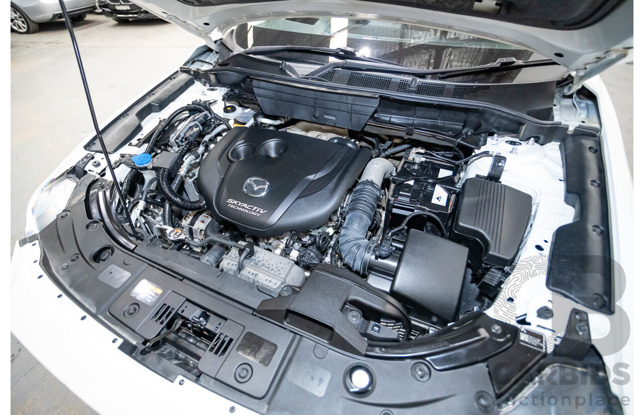 07/2018 Mazda CX-5 AKERA (AWD) MY18 (KF SERIES 2) 4D Wagon Snowflake White Pearl Turbo Diesel 2.2L