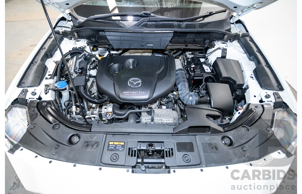 07/2018 Mazda CX-5 AKERA (AWD) MY18 (KF SERIES 2) 4D Wagon Snowflake White Pearl Turbo Diesel 2.2L