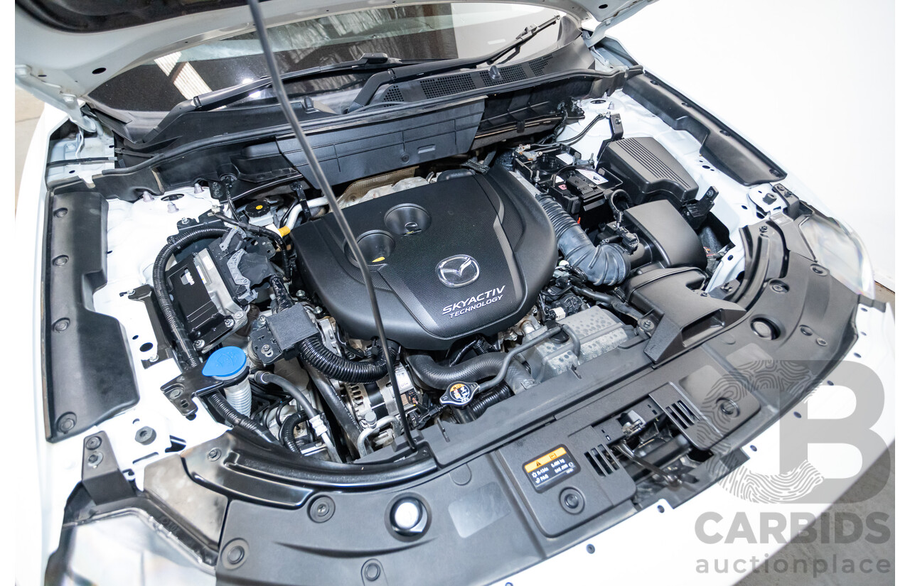 07/2018 Mazda CX-5 AKERA (AWD) MY18 (KF SERIES 2) 4D Wagon Snowflake White Pearl Turbo Diesel 2.2L