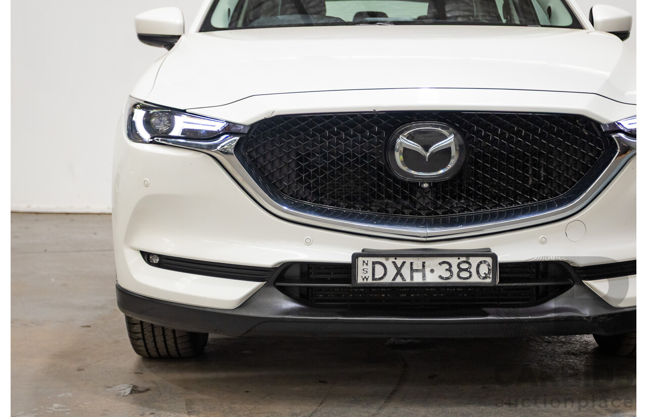 07/2018 Mazda CX-5 AKERA (AWD) MY18 (KF SERIES 2) 4D Wagon Snowflake White Pearl Turbo Diesel 2.2L