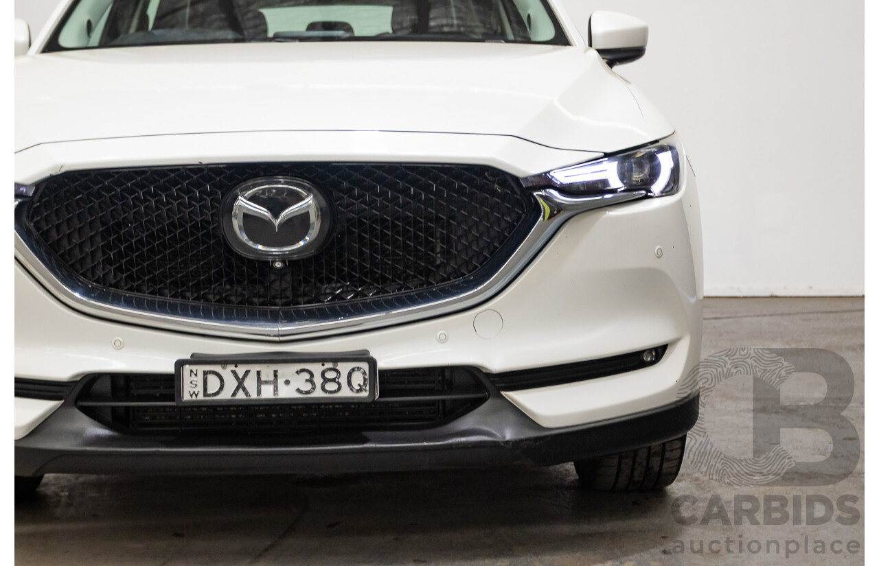 07/2018 Mazda CX-5 AKERA (AWD) MY18 (KF SERIES 2) 4D Wagon Snowflake White Pearl Turbo Diesel 2.2L
