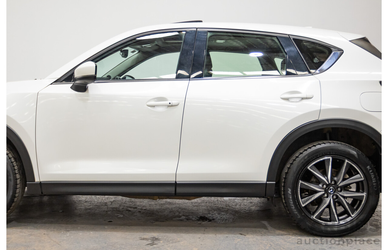 07/2018 Mazda CX-5 AKERA (AWD) MY18 (KF SERIES 2) 4D Wagon Snowflake White Pearl Turbo Diesel 2.2L