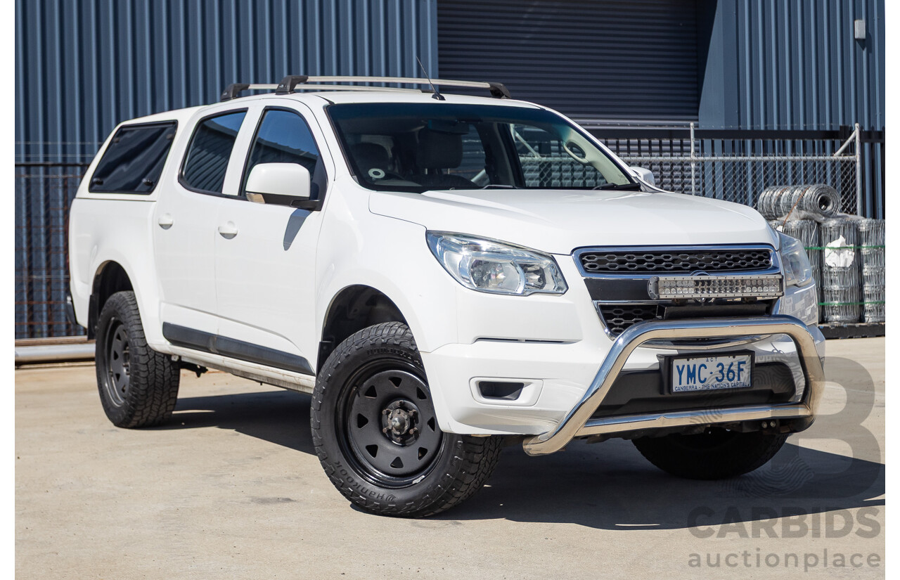 Holden Colorado LS RWD RG MY15 Crew Cab P/Up White 2.8L