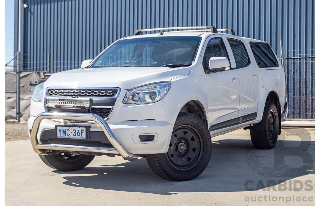 Holden Colorado LS RWD RG MY15 Crew Cab P/Up White 2.8L