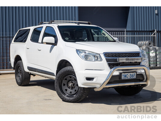 Holden Colorado LS RWD RG MY15 Crew Cab P/Up White 2.8L