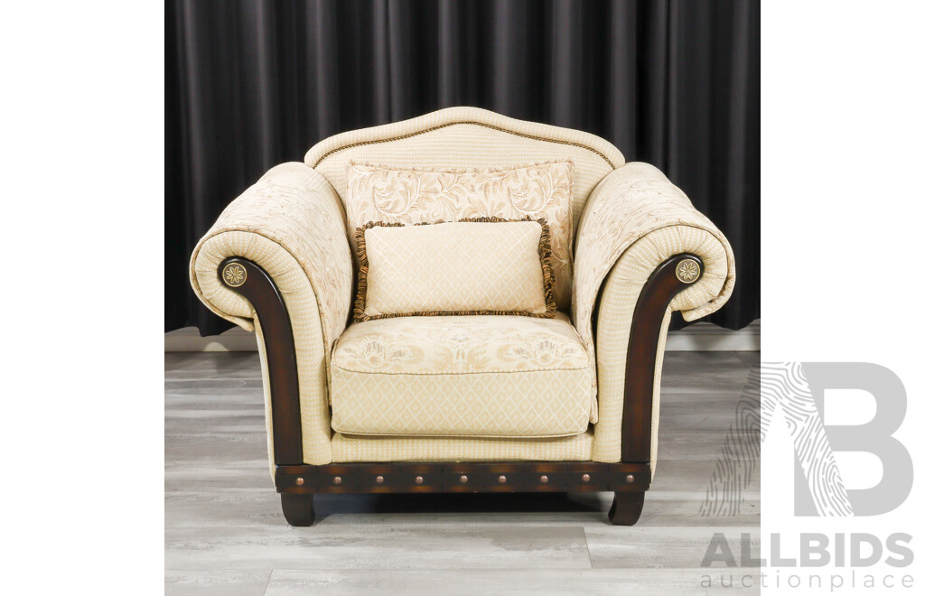 Fabric Three Piece Lounge Suite by Novel Furniture