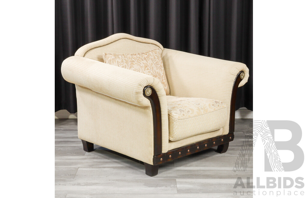 Fabric Three Piece Lounge Suite by Novel Furniture