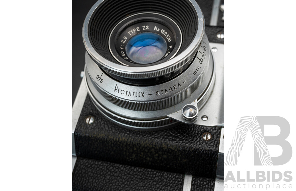 Vintage Rectaflex 35mm SLR Camera